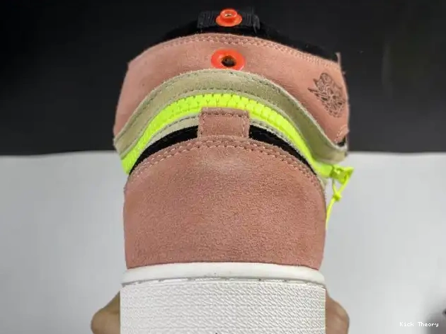 Kicktheory 1 High Switch Jordan Air CW6576-800 Peach 0508